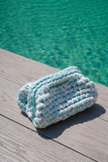 Nammos Clutch - Blue & White